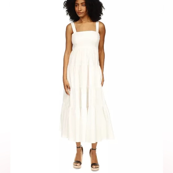 MICHAEL Michael Kors
Women's Square-Neck Sleeveless Tiered Midi Dress Size Small - Picture 1 of 6